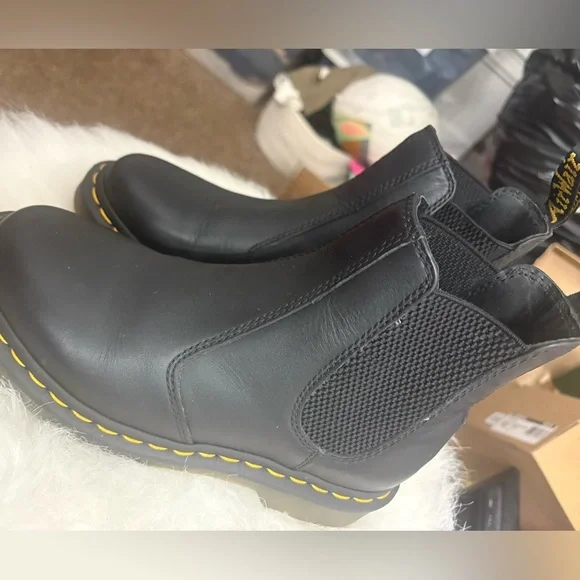 Dr. Martens Black Leather Chelsea Boots - Picture 3 of 6